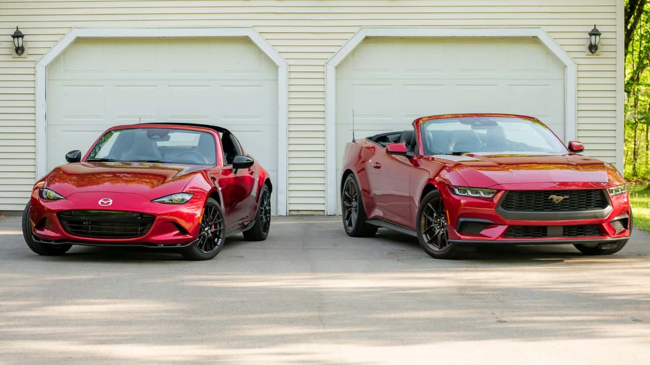 Mazda Miata And Ford Mustang